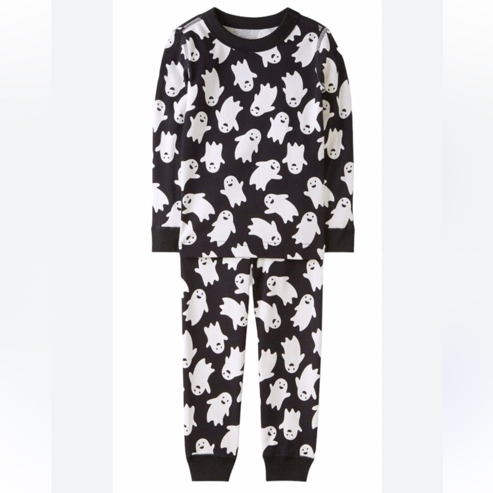 Hanna Andersson Spooky Smiles Halloween HannaJams Ghosts Pajama Set Size US 12